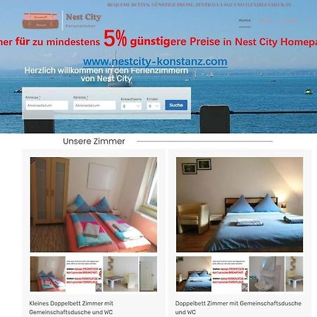 Nest City - Not A Hotel, Private Room With Shared Showers, No Parking, Breakfast, Or Kitchen, Towels Available For A Fee, Check-In 4 Pm To 11 Pm คอนสตานซ์ ภายนอก รูปภาพ
